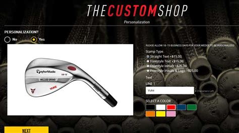 taylormade website.